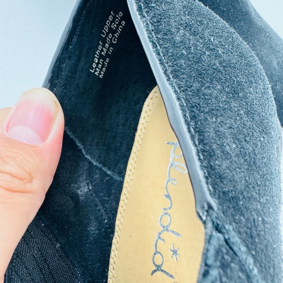 NEW Splendid Hertha Black Leather Suede Ankle Bootie - Picture 11 of 11